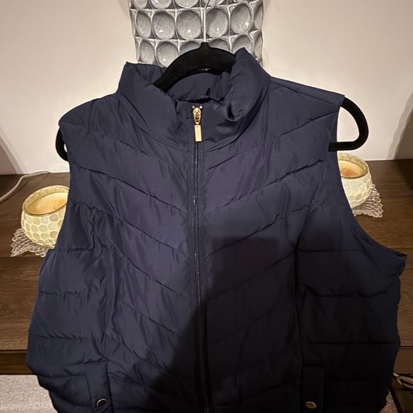 Charter Club Jackets & Blazers - Charter Club Dark Blue Puffer Vest